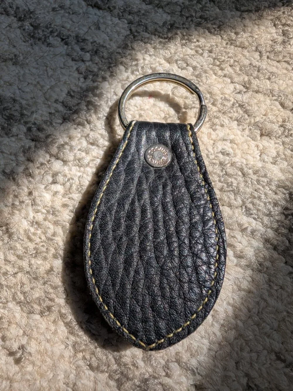 Vintage Dooney& Bourke (AWL) brass duck key fob